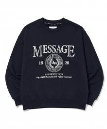 MESSAGE SWEATSHIRT_NV(22SPTP05)