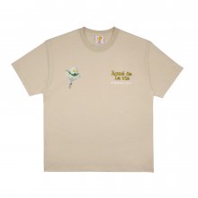 Edgewalker x acme de la vie No.90 SHORT SLEEVE T-SHIRT BEIGE