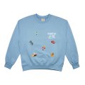 Edgewalker x acme de la vie No.86 SWEATSHIRT INDIGOBLUE