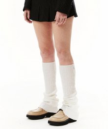 Knit Leg Warmer White