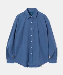 Plain Poplin Shirt S91 Blue