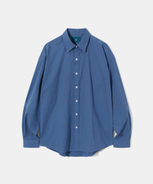 Plain Poplin Shirt S91 Blue