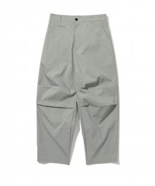 bulge cotton pants grey