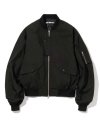 ma-1 blouson jacket black