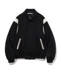 로드 존 그레이(LORD JOHN GREY) cotton varsity jacket black