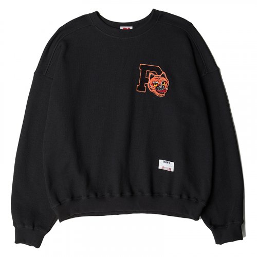 비욘드클로젯(BEYOND CLOSET) [COLLECTION LINE] 뉴 아이비 리거 스웨트 셔츠 블랙 - 71,200 | 무신사 스토어