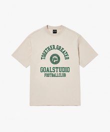 FC SLOGAN GRAPHIC TEE-BEIGE