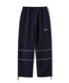 CONTRAST SIDE PIPING TRACK PANTS [NAVY]