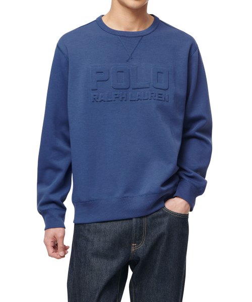 正規品]POLO RALPH LAURENロングスリーブスウェットシャツ - ネイビー