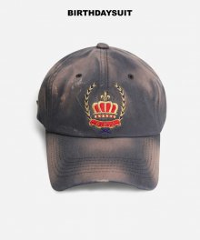 CROWN LOGO CAP (CHARCOAL)