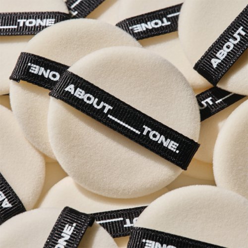 어바웃톤() 파우더 팩트 퍼프 10p(블랙) 상품 이미지