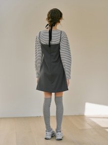 4.47 Lean mini dress (Charcoal)