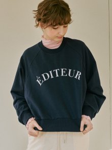 2.80 Embroidery sweatshirt (Navy)