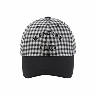 마틴골프(MARTINE GOLF) Gingham Check Ball Cap_Black 상품 이미지