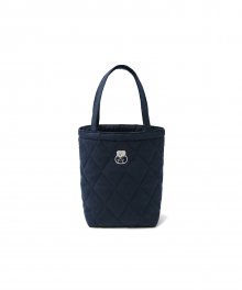 Quilting Small Tote Bag_Navy