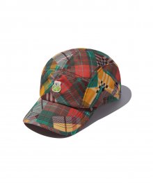 Multi Check Camp Cap_Green Check