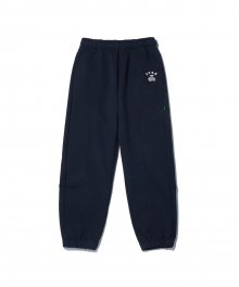 Cherry Bear Track Pants_Navy