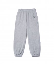 Cherry Bear Track Pants_Grey