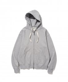 zip up hoodie grey