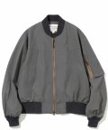 ma-1 blouson jacket grey