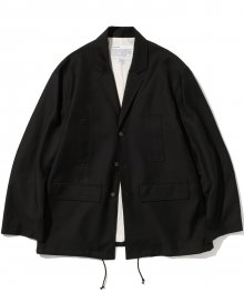 22ss casual blazer jacket black