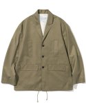 유니폼브릿지(UNIFORM BRIDGE) 22ss casual blazer jacket khaki brown