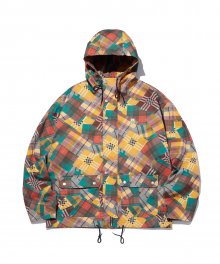 Multi Check Wind Jacket_Green Check