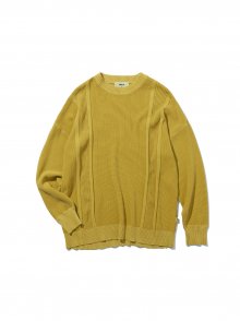 Double Faced Pullover Knit Yellow