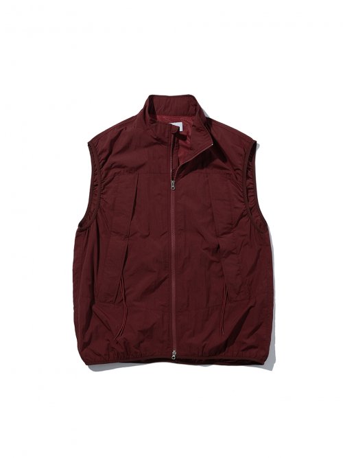 Track Vest Burgundy