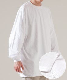 [22SS] 올라운드 긴팔 티셔츠 흰색 SMLT4465