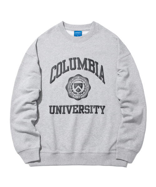 Свитшот UNIVERSITY SEAL LIGHT TERRY Melange Gray