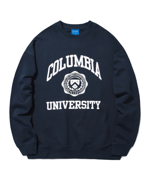 UNIVERSITY SEAL LIGHT TERRY SWEATSHIRTS тёмныйсиний