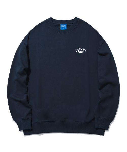CU ARCH LOGO LIGHT TERRY SWEATSHIRTS тёмныйсиний