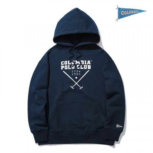 컬럼비아 유니버시티(COLUMBIA UNIVERSITY) CU POLOCLUB HOODY 네이비 - 사이즈 & 후기 | 무신사