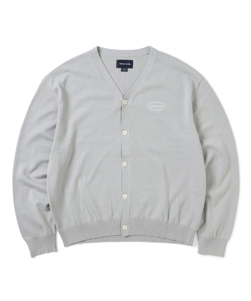 MUSINSA | thisisneverthat® E/T-Logo Knit Cardigan Light Gray