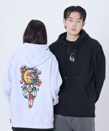 [ATW X COLLABO] 류시 드림캐쳐 자수 후드_BK