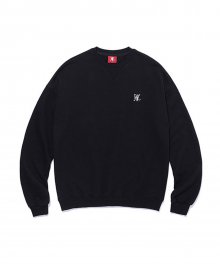 Overdyed set up sweatshirt - BLACK