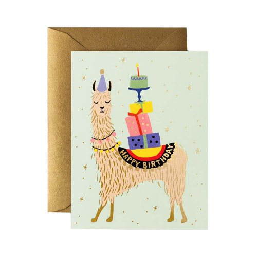 Llama Birthday Card 생일 카드