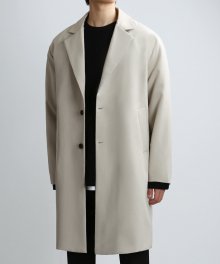 Flat Single Coat (OAT.Beige)