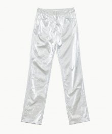SILVER STRAIGHT PANTS_SILVER