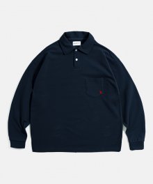 Heavy Weight Pique Polo Shirts Navy