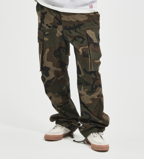 CARGO RIPSTOP PANTS WOODLAND CAMO