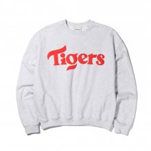 TIGER OVER FIT CREW  ASH GRAY