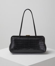 eternal shoulder bag(Crocodile black)_OVBAX22023CRK