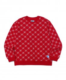 MONO MARKM SYMBOL SWEATSHIRT RED