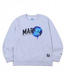 MARKM SPRAY SWEATSHIRT LIGHT GREY