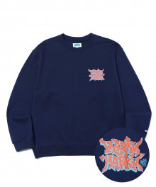 MARKM GRAFFITI SWEATSHIRT NAVY