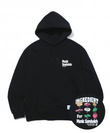 MARKM SENDWICH GRAPHIC HOODIE BLACK