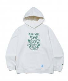 MARKM FRIEND GRAPHIC HOODIE IVORY