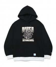 MARKM FLOWER GRAPHIC HOODIE BLACK